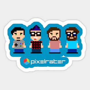 8-Bit Pixelrater Crew Sticker